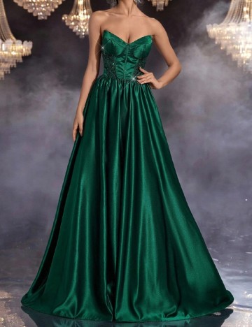 Rochie lunga SHEIN, verde