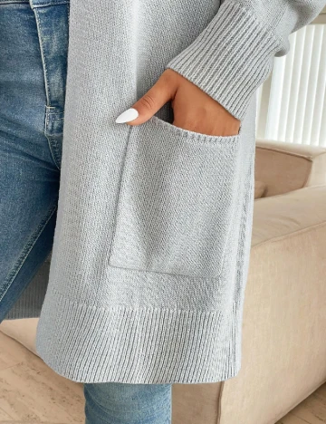 Cardigan SHEIN CURVE, gri