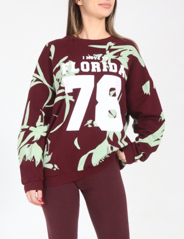 
						Bluza Oversize Pull&Bear, visiniu