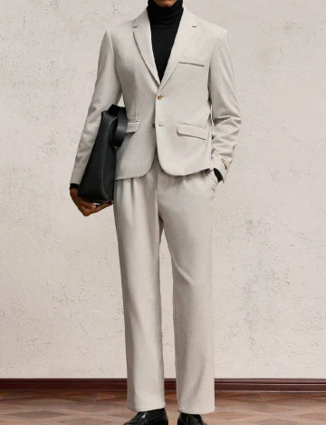 Costum SHEIN, gri deschis