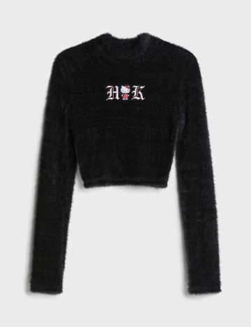 Bluza Bershka, negru