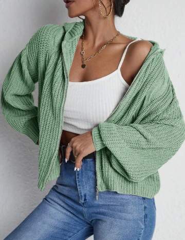 Cardigan SHEIN, verde