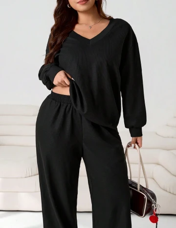 Compleu SHEIN CURVE, negru