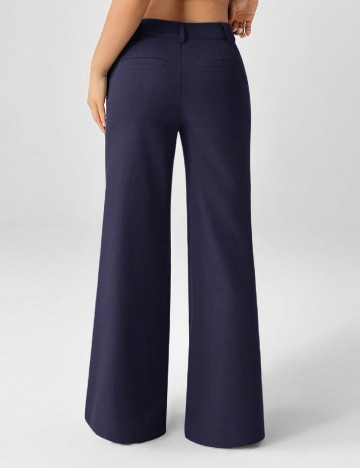 Pantaloni SHEIN CURVE, bleumarin