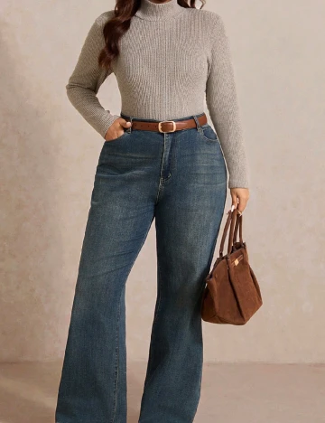 Bluza SHEIN CURVE, bej