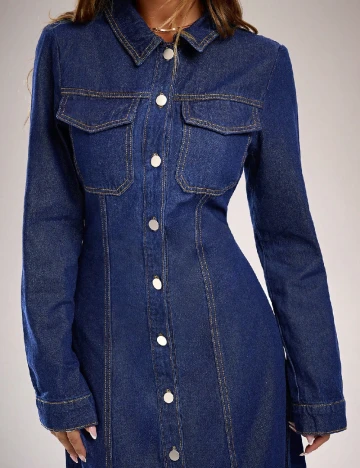 Rochie lunga SHEIN, bleumarin