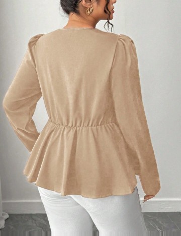 Bluza SHEIN CURVE, bej