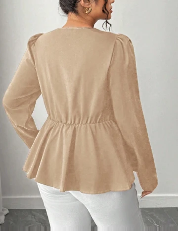 Bluza SHEIN CURVE, bej