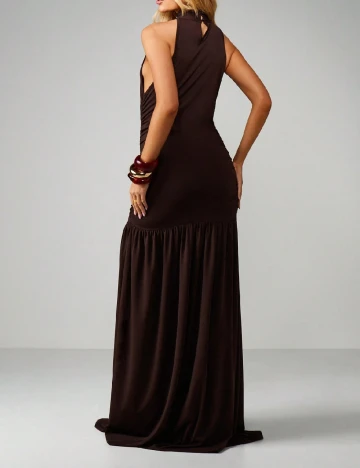 Rochie lunga SHEIN, maro