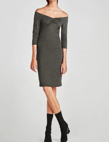 
						Rochie scurta Zara, gri