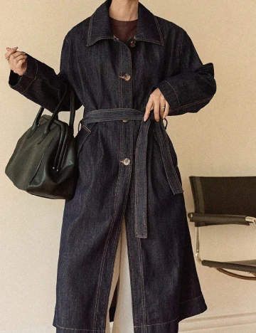 Trench Dazy, bleumarin