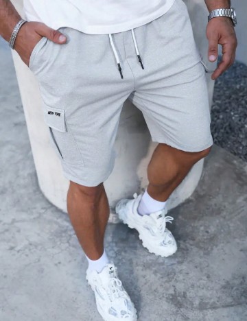 Pantaloni scurti SHEIN, gri