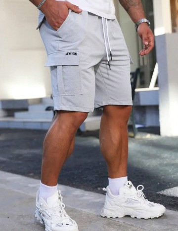 Pantaloni scurti SHEIN, gri