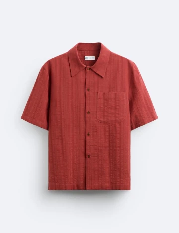 Camasa Zara, caramiziu