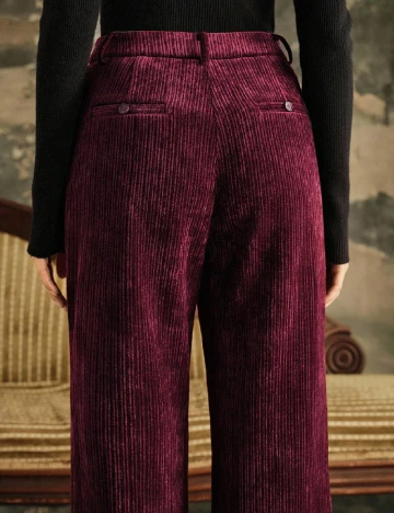 Pantaloni Anewsta, visiniu