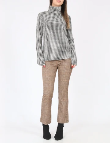 Pantaloni Zara, maro