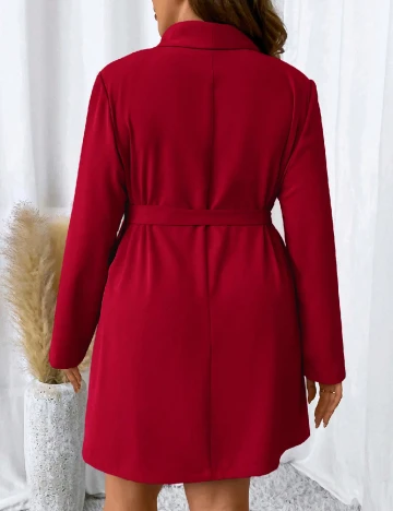 Rochie scurta SHEIN CURVE, rosu