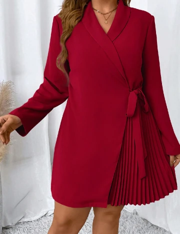 Rochie scurta SHEIN CURVE, rosu