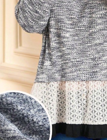 Bluza SHEIN CURVE, bleumarin