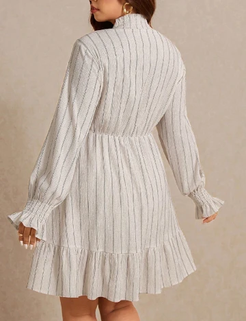 Rochie scurta SHEIN CURVE, ecru