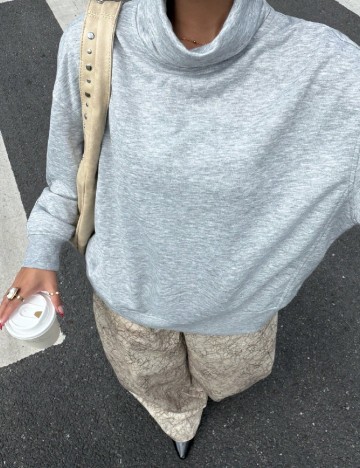 Bluza Oversize SHEIN, gri