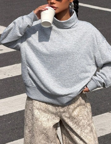 Bluza Oversize SHEIN, gri