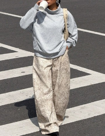 Bluza Oversize SHEIN, gri