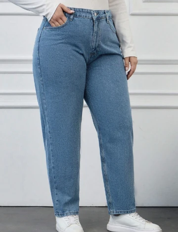 Blugi SHEIN CURVE, albastru