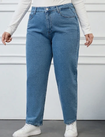 Blugi SHEIN CURVE, albastru