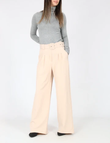 Pantaloni SHEIN, crem