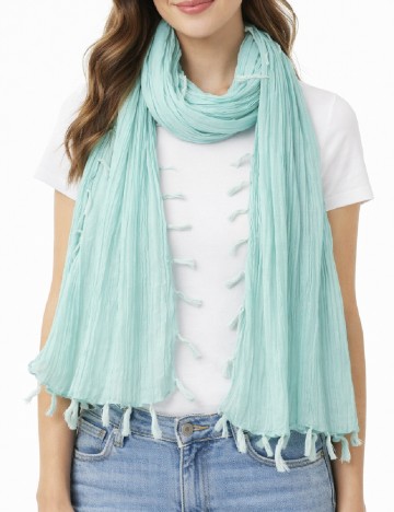 
						Esarfa Bershka, turcoaz