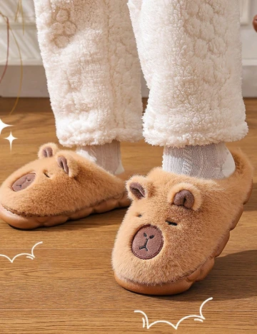 Papuci de Casa SHEIN, maro