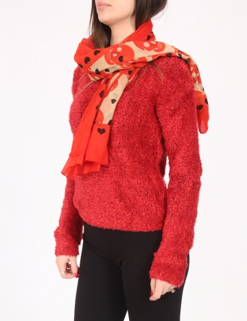 Esarfa Bershka, portocaliu