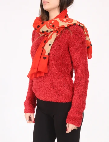 Esarfa Bershka, portocaliu