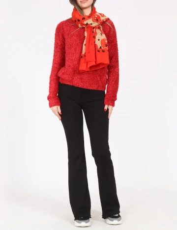 Esarfa Bershka, portocaliu