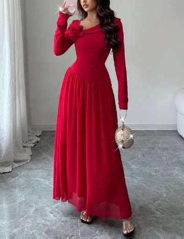 
						Rochie lunga SHEIN, rosu