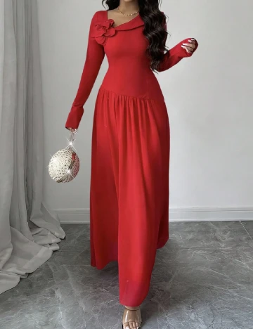 Rochie lunga SHEIN, rosu
