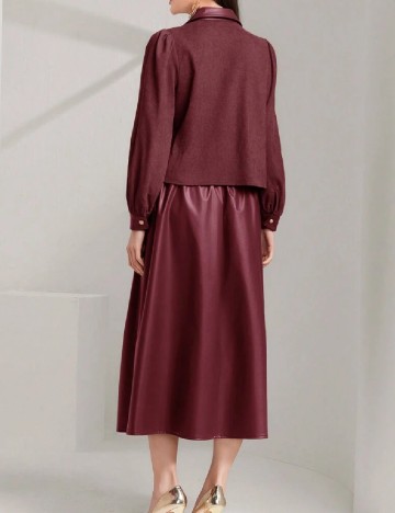 Compleu SHEIN, visiniu