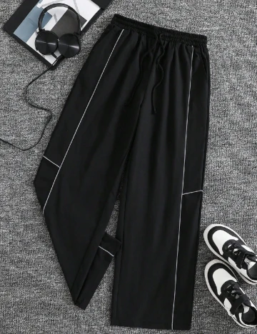 Pantaloni Shein Kids, negru