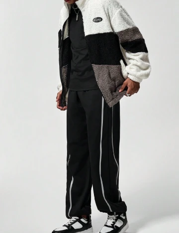 Pantaloni Shein Kids, negru