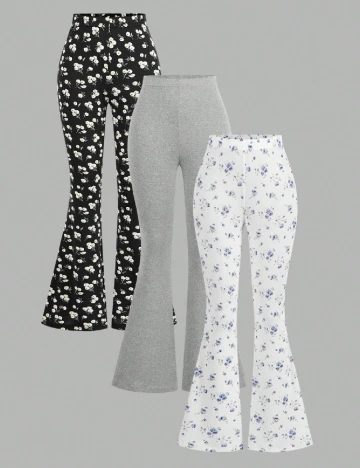 Set pantaloni 3 perechi SHEIN, mix culori