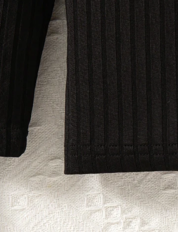 Compleu Shein Kids, negru/alb