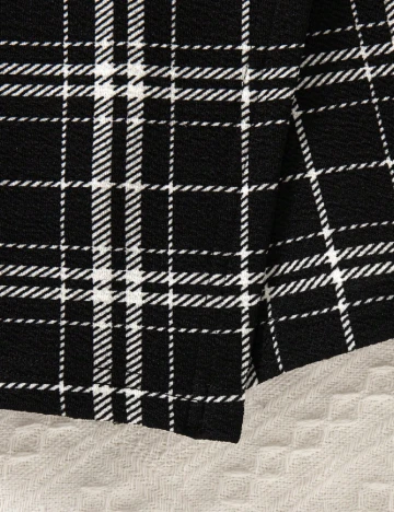 Compleu Shein Kids, negru/alb