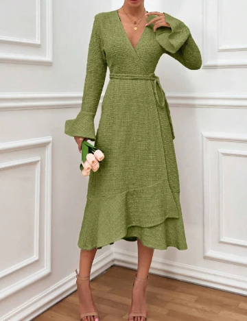 Rochie medie SHEIN, verde