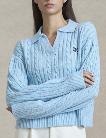 
						Pulover SHEIN, albastru