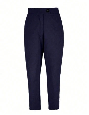 Pantaloni SHEIN CURVE, bleumarin