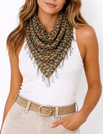 
						Esarfa Bershka, mix culori