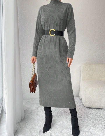 Rochie medie SHEIN, gri