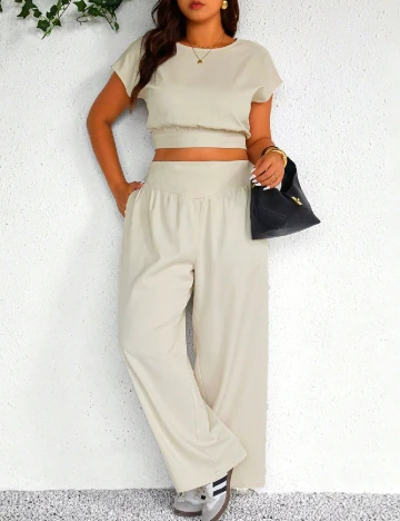 Compleu SHEIN CURVE, crem