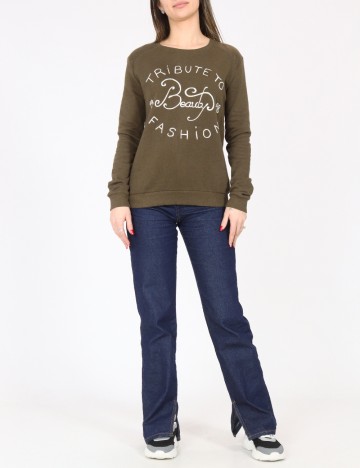 Bluza Bershka, verde